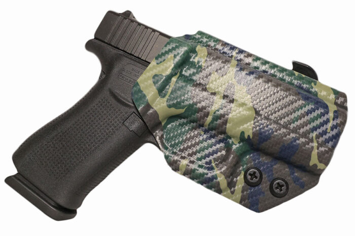 Outside the Waistband Paddle in Carbon Fiber Camo (Shown with Glock 43-43x)